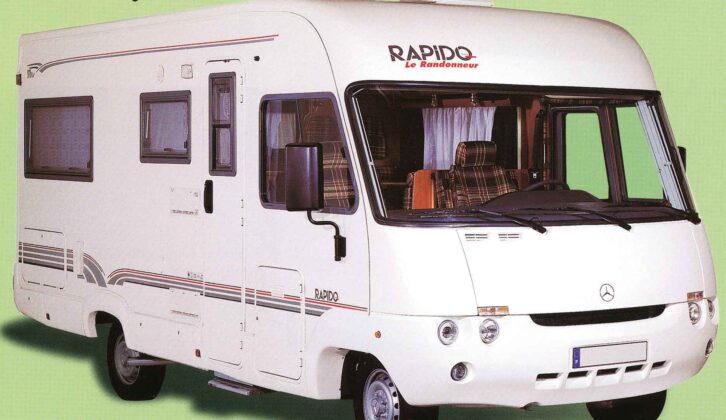 A 2000 Rapido A-class on the Mercedes-Benz
