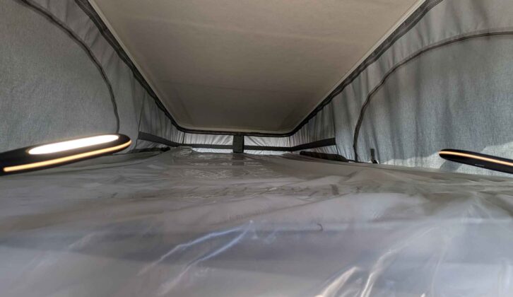 The roof bed in the Expedition 68XL