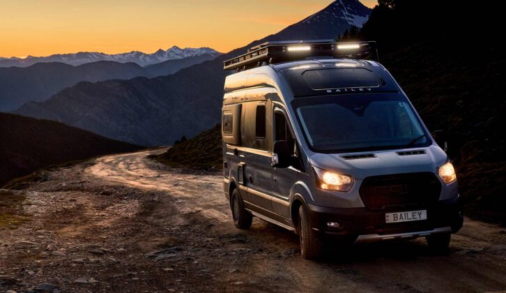 The Endurance with the roof mounted off-road lighting