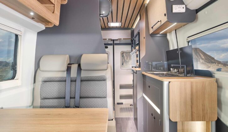 The front dinette and kitchen in the £65