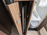The foldaway table in its storage