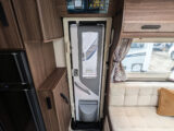 The entrance to the van