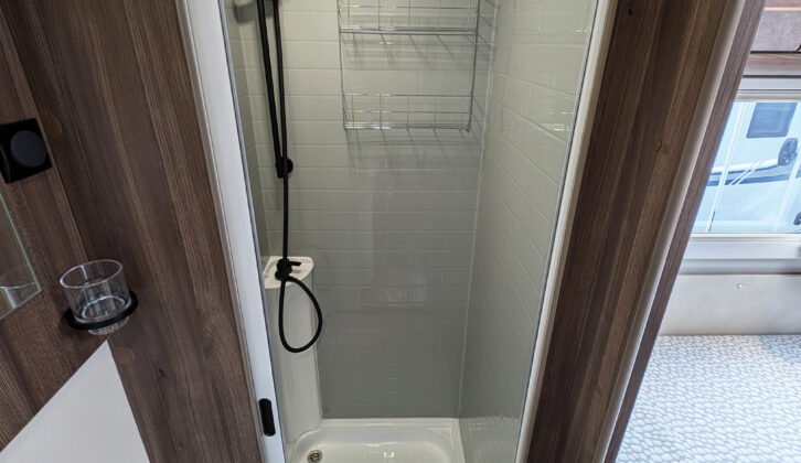 The shower cubicle