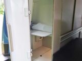 The rear storage locker