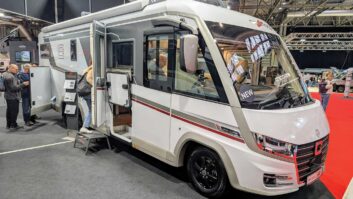 A Carthago motorhome at the NEC