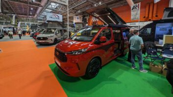 An Autohaus campervan at the NEC Show