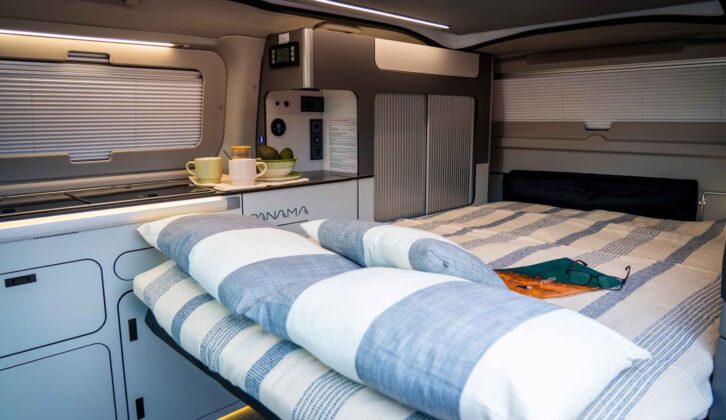 The bed made up n the P\10E
