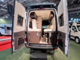 Looking through the rear doors of the Habiton HMX 6.0