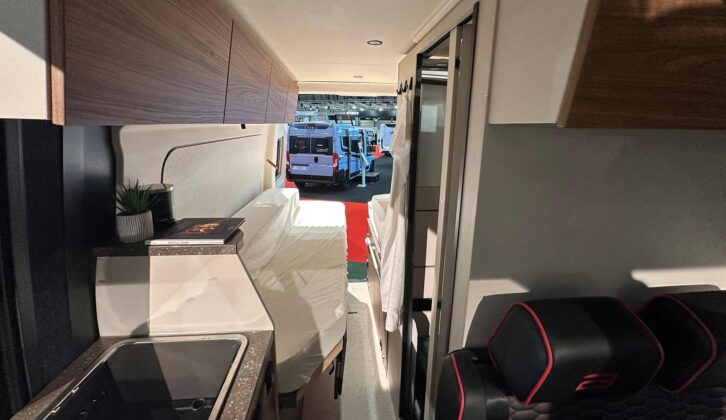 The interior of the Habiton HM 6.0