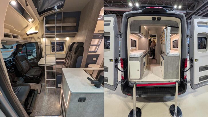 The interior of the Equinox