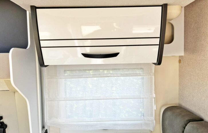 One of the lockers above the front dinette