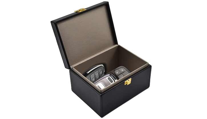 An RFID-protected box