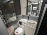 The washroom in the Swift Trekker 540