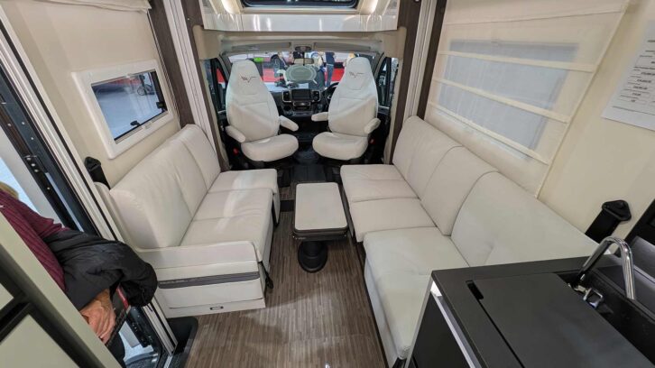 Mobilvetta has just launched a compact motorhome and it comes with daring upholstery