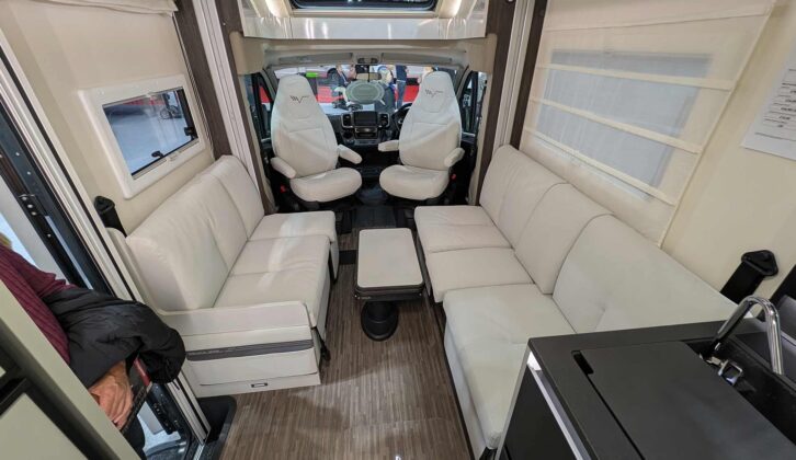 The lounge in the Kea Kompact