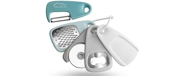 5-Piece Space Saving Kitchen Accessories
