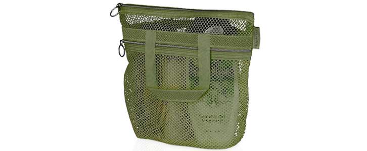 Mesh shower bag