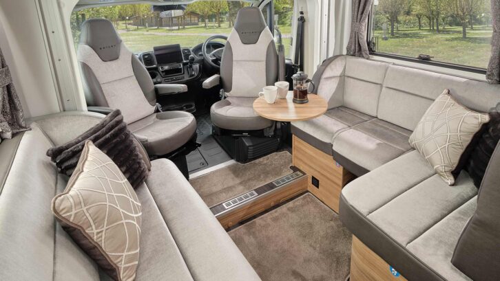 The front lounge in the 81.5