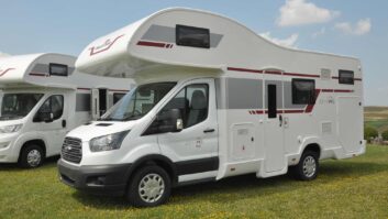 A Roller Team overcab motorhome