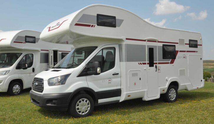 A Roller Team overcab motorhome