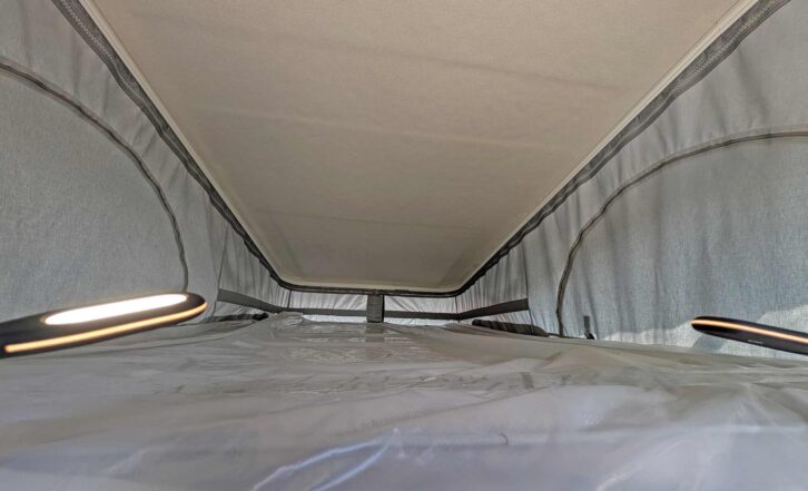 The pop-top roof bed