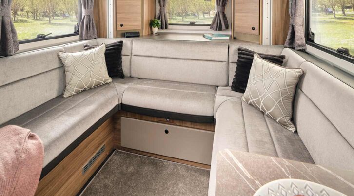 The rear lounge in the Autograph