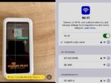 Scanning the QR code and connecting to the Wi-Fi