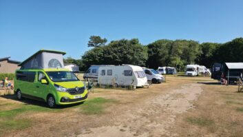 Peter's campervan at Beach View