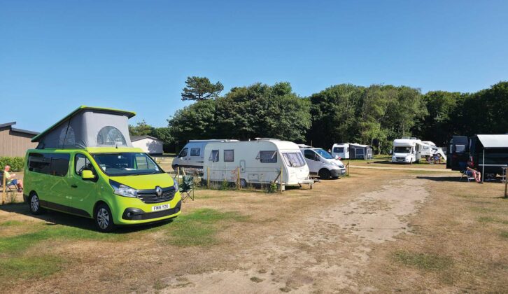 Peter's campervan at Beach View