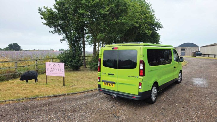 Pigs in Blankets campsite