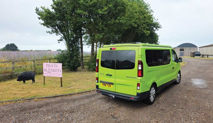 Pigs in Blankets campsite