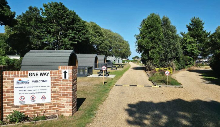 The entrance to Beach View