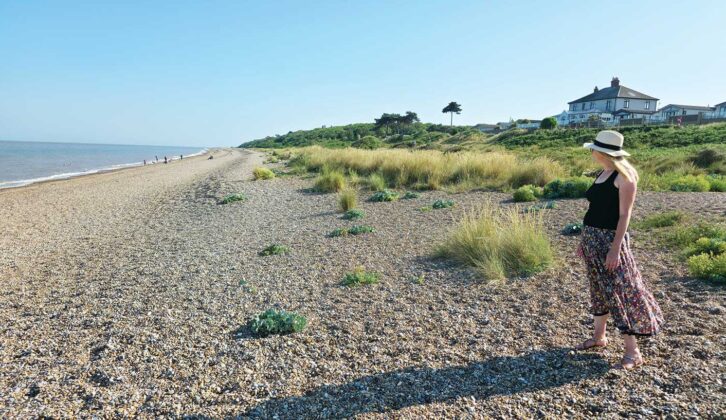 The beach by Beach View campsite