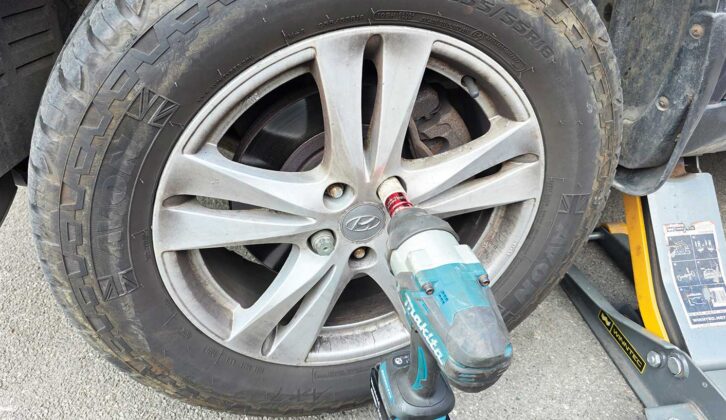 Fitting the new fixings