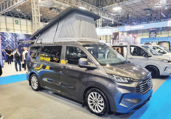 A campervan with Transit Custom/Tourneo 19-inch 12-spokes