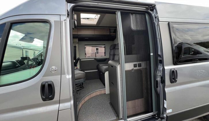 The sliding side door