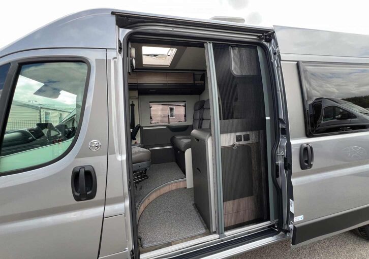 The sliding side door