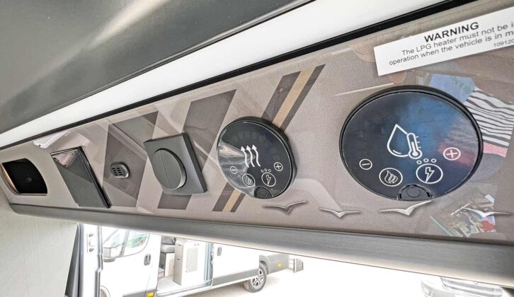 The controls on the smart panel