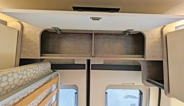 The overhead lockers