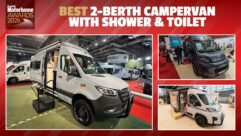 Best 2 berth campervan with a shower and toilet