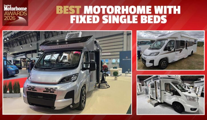 The best motorhome with fixed single beds