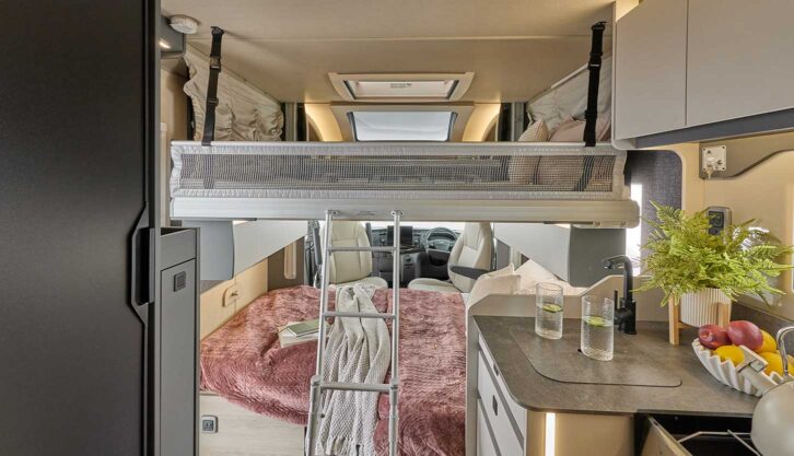 The optional dropdown bed