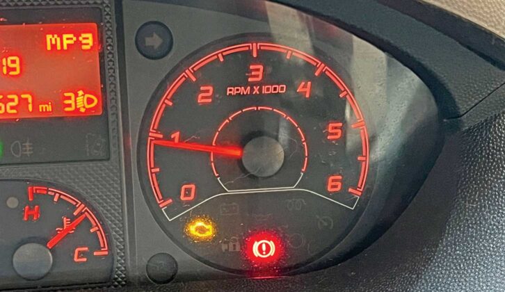 The Fiat Ducato engine warning light