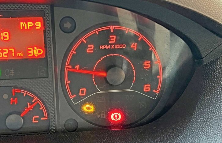 The Fiat Ducato engine warning light