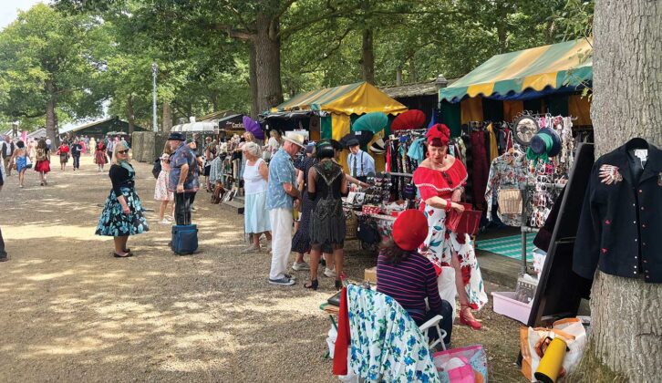 The stands at Twinwood