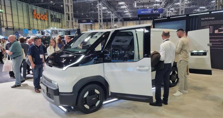 An electric campervan