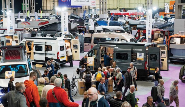Visitors to the NEC Show