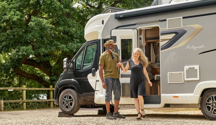 A couple exiting a Bailey Autograph