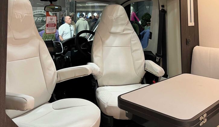 The cab in the Mobilvetta Kea 80