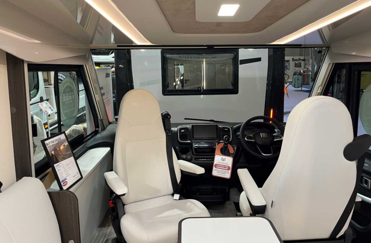 The cab seats in the K Yacht 80